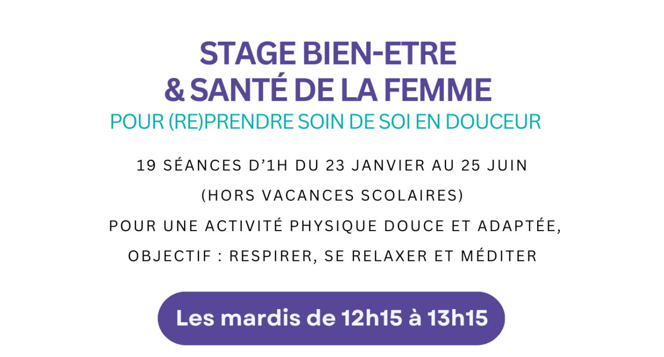 Stage bien-être & santé de la femme