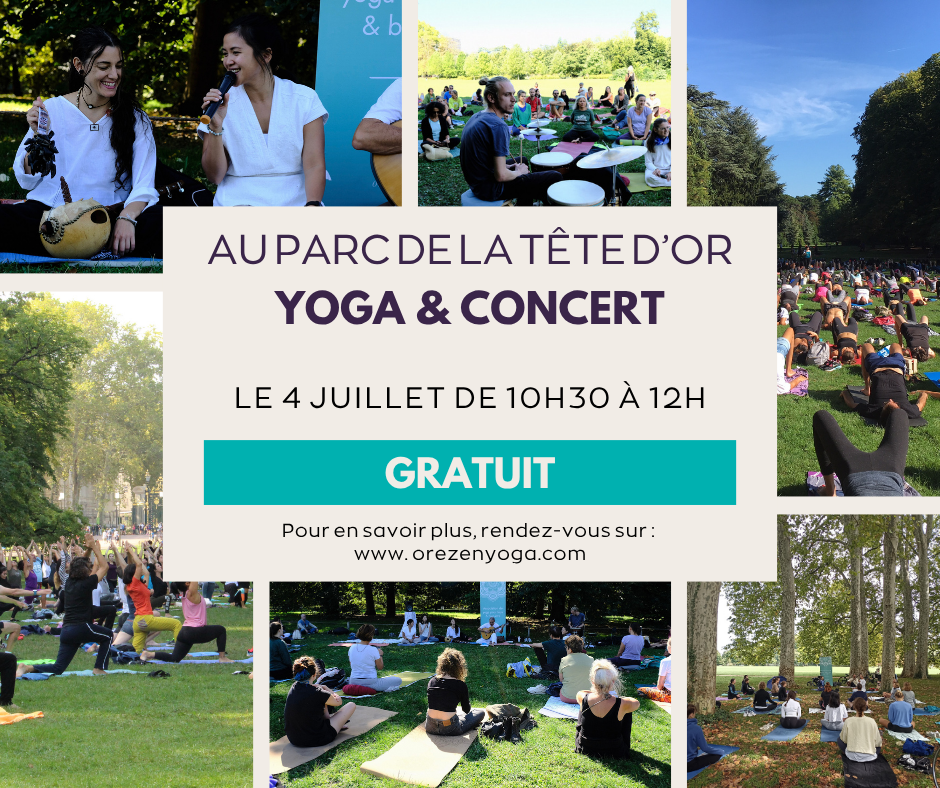 Yoga & Concert au parc de la Tête d'or